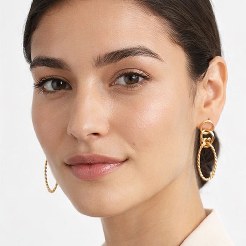 Coshe.gr -%wc_product_cat% Σκουλαρίκια Χρυσά Boccadamo - Image 2