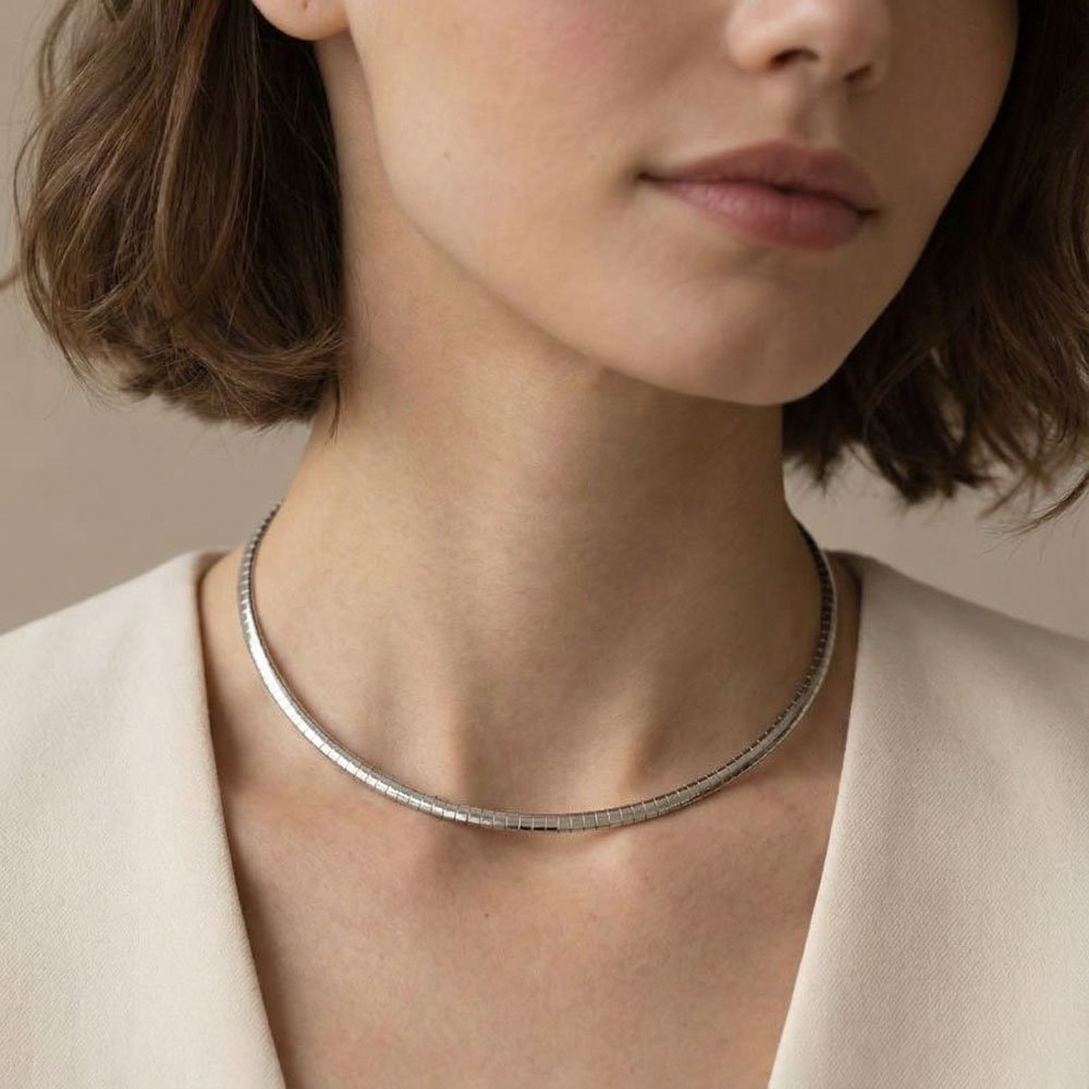 Coshe.gr -%wc_product_cat% Κολιέ Ασημένιο Iris - Image 2