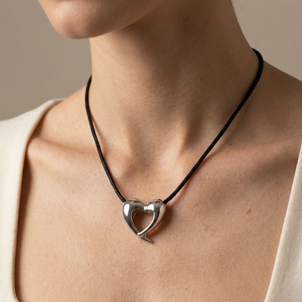 Coshe.gr -%wc_product_cat% Κολιέ Ασημένιο Fox love - Image 2