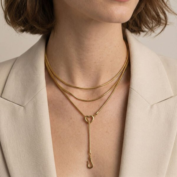 Alternative view of Κολιέ Αλυσίδα Χρυσό Desicant