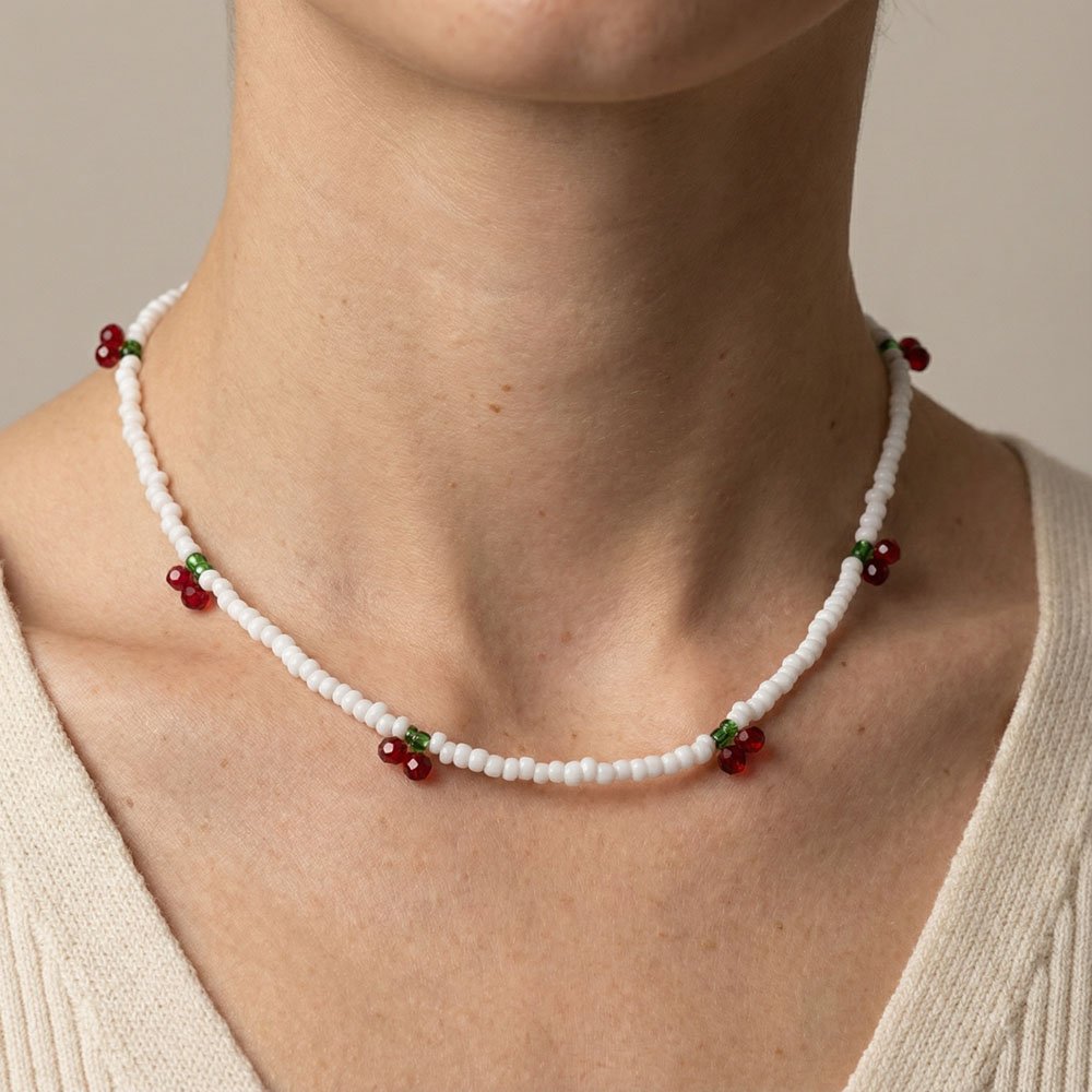 Coshe.gr -%wc_product_cat% Κολιέ με πέρλες Cherry Blossom - Image 2