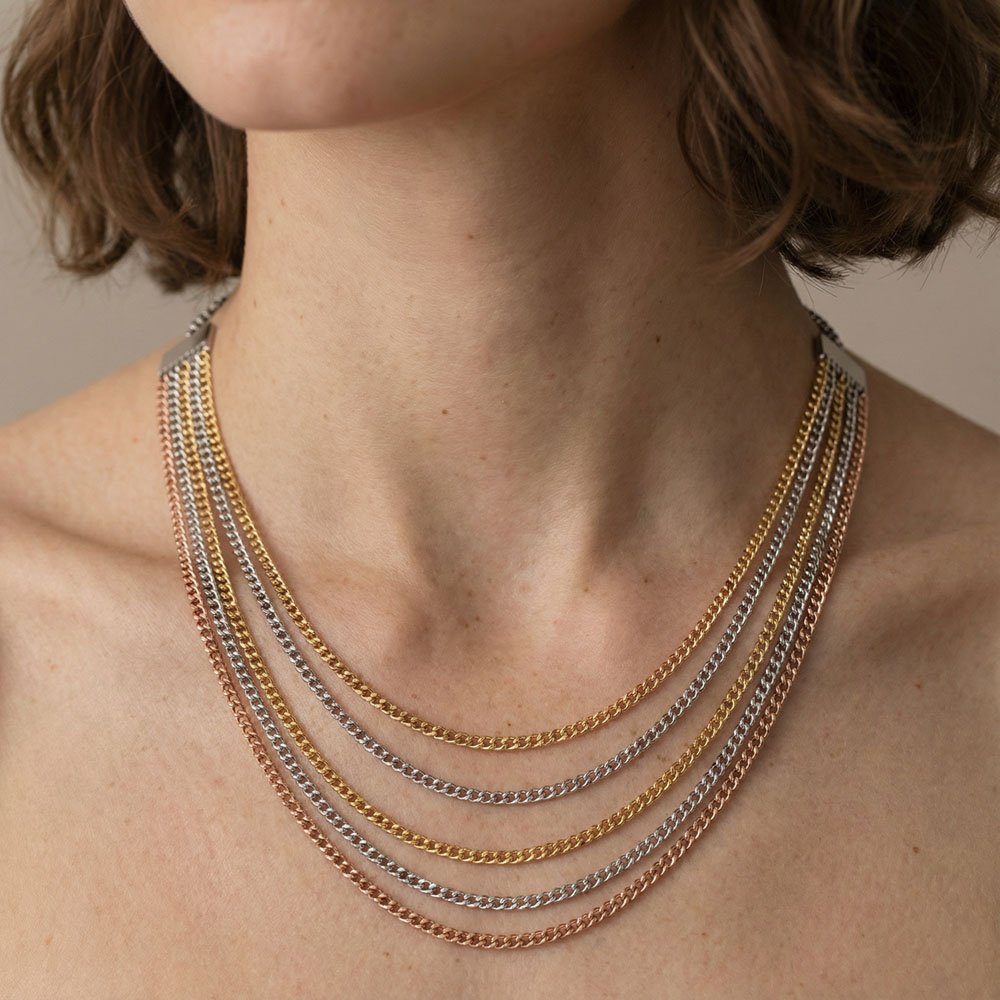 Coshe.gr -%wc_product_cat% Κολιέ Χρυσό-ασημένιο Celio - Image 2