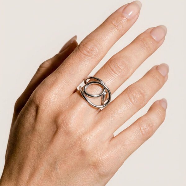 Alternative view of Δαχτυλίδι Ασημένιο Eris Silver