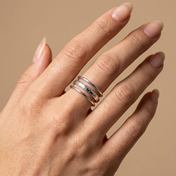 Alternative view of Δαχτυλίδι Ασημένιο Boltis