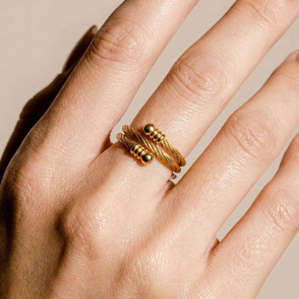 Coshe.gr -%wc_product_cat% Δαχτυλίδι ΧρυσόGolden Thread - Image 2