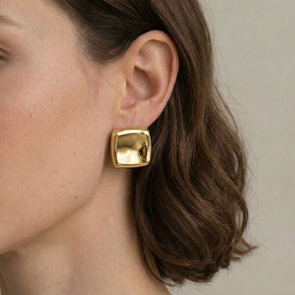 Alternative view of Σκουλαρίκια Χρυσά Luz Gold