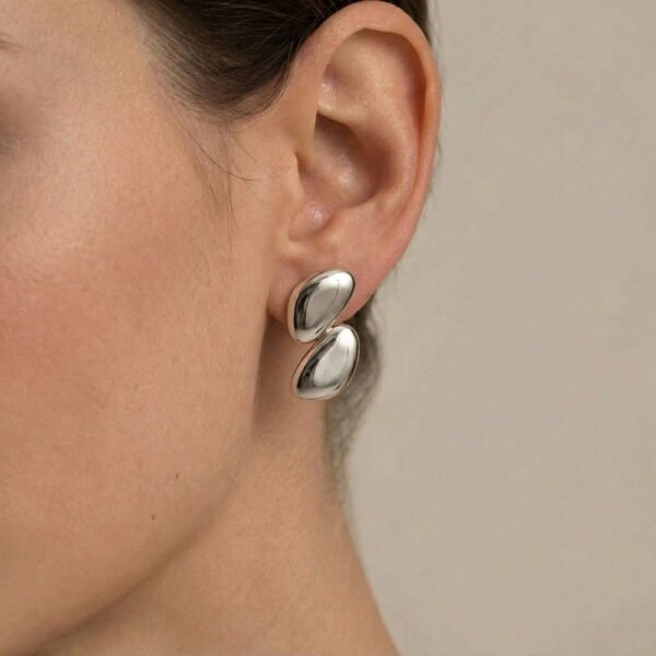 Alternative view of Σκουλαρίκια Ασημένια Silver Eternal